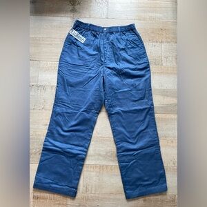 Haband’s Ice House Flennel Lined Slacks Size 36M Blue Khakis Waterproof